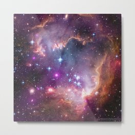 1566. NGC 602 and Beyond   Metal Print | Jpl Caltech, Youngstarcluster, Magellaniccloud, Astronomy, Astrophotogaphy, Chandra, Ngc602, Photo 