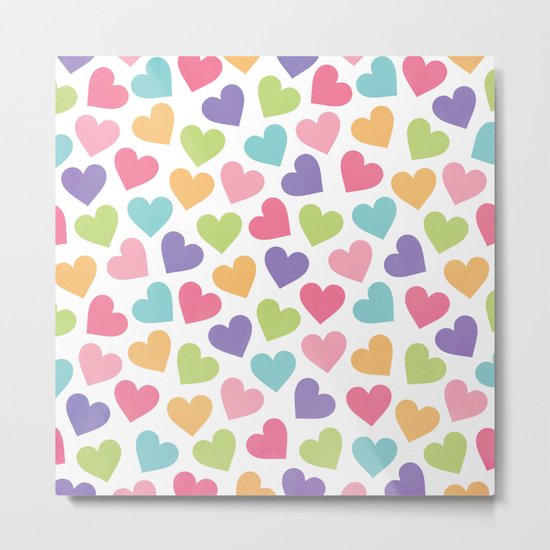 LOVE HEARTS Metal Print