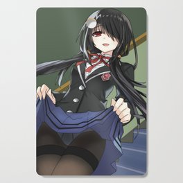 Hentai classroom girl in uniform. So naughty, Anima classic for adult collectors Cutting Board