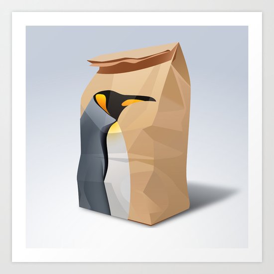 King Penguin Art Print
