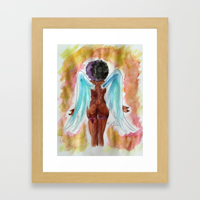 Fallen Angel Framed Art Print