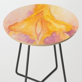 Golden Yoni Side Table