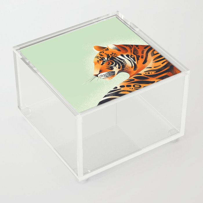 Wild Tiger  Acrylic Box