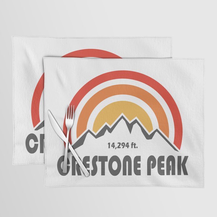 Crestone Peak Colorado Placemat
