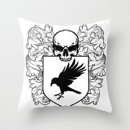 Order of Crow Throw Pillow