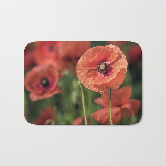 Poppy what else? Bath Mat