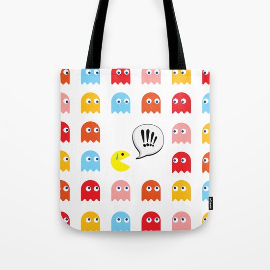 Pac-Man Trapped Tote Bag