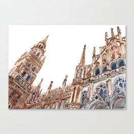 New Town Hall in Munich Canvas Print