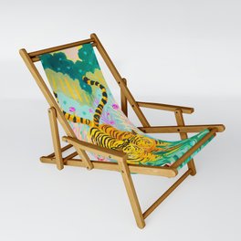 Tigers in Garden Sling Chair