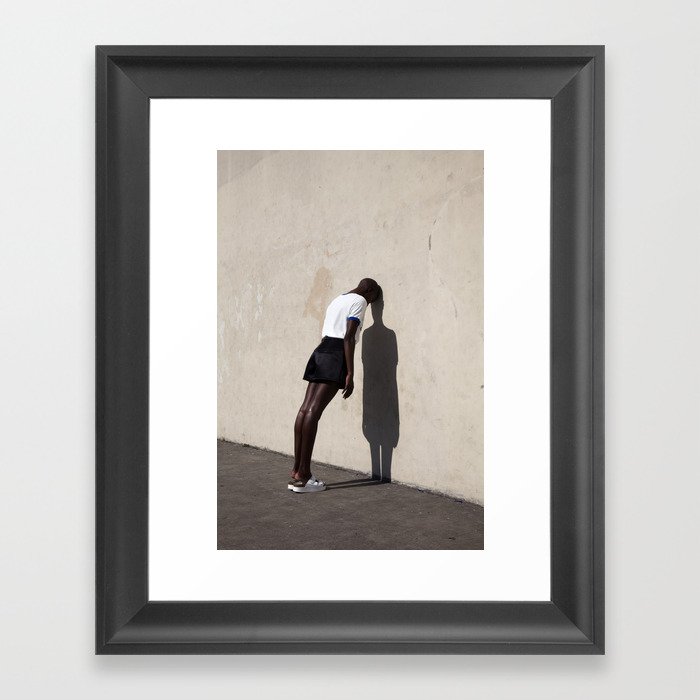 Leaning Framed Art Print