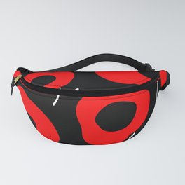 Red flowers pattern Fanny Pack