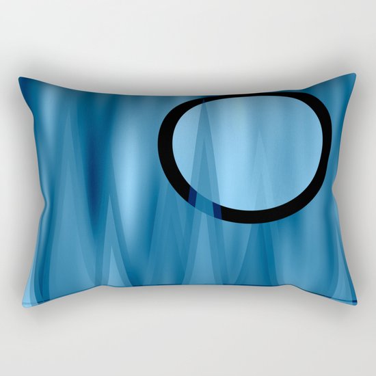 Blue Moonlight Rectangular Pillow