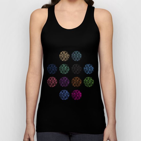 Colorful Geometric II Unisex Tank Top