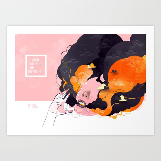 No Human #3 Art Print