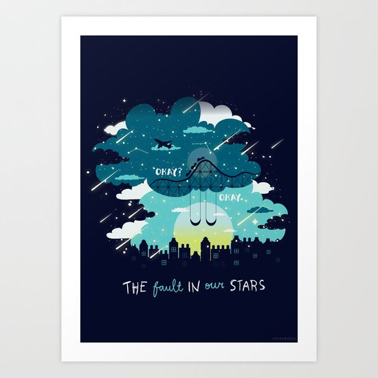 Stars and Constellations Art Print