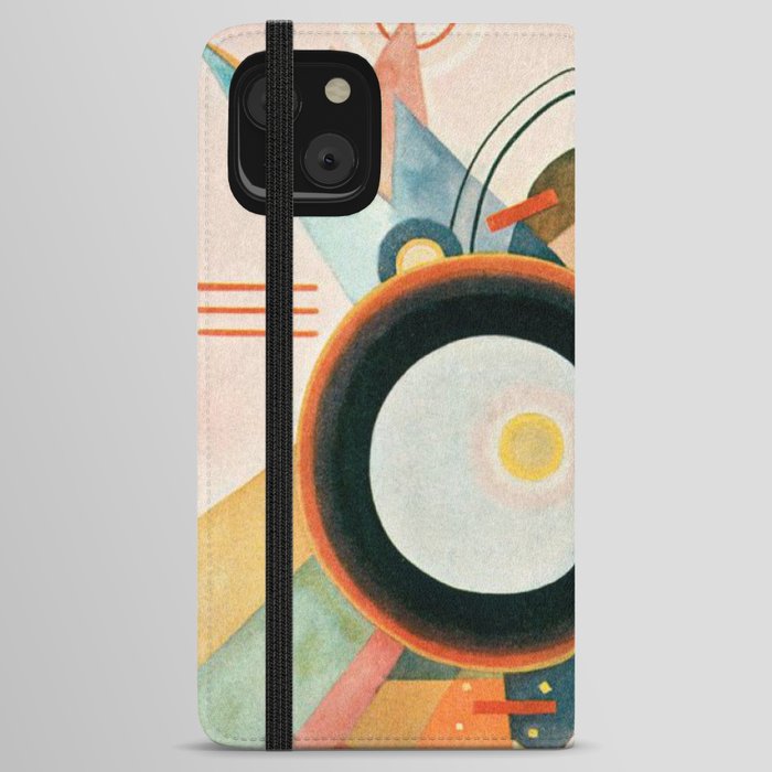 Wassily Kandinsky Image with Arrow iPhone Wallet Case