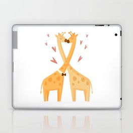 Giraffes in Love - A Valentine's Day Laptop Skin