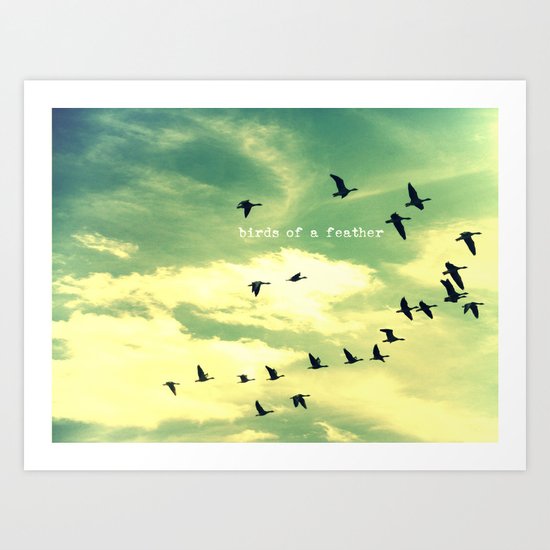 Birds of a Feather Art Print