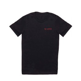 Math Magazine logotype, red T Shirt | Graphicdesign, Logo 