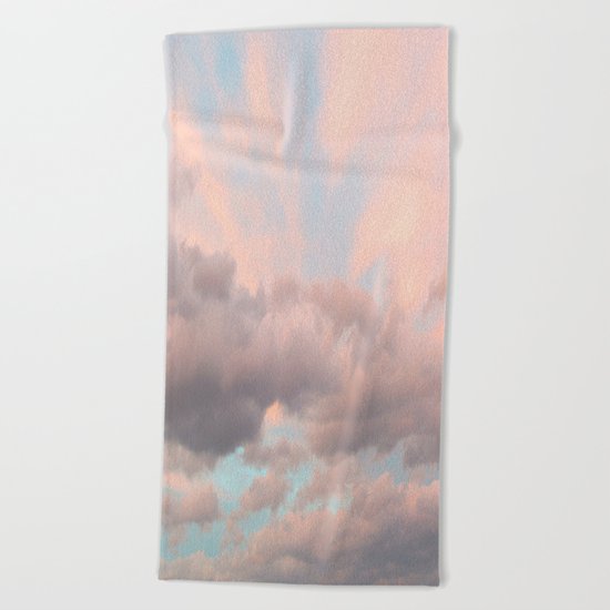 Milkshake Sky Beach Towel