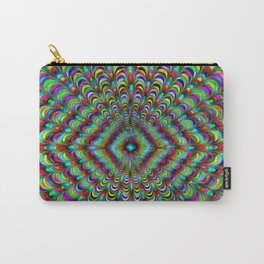 Frilly Paintbox Fractal Carry-All Pouch