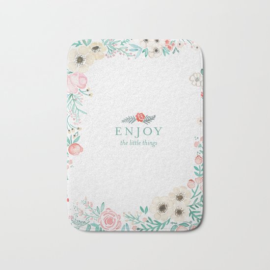 Enjoy the Little Things Bath Mat