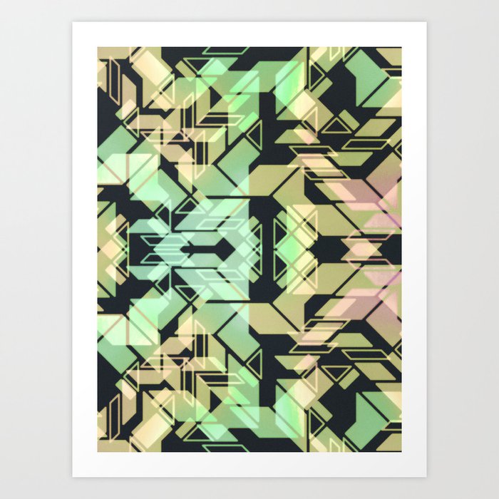 geometric7 Art Print