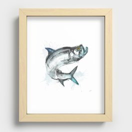 Tarpon Fish Recessed Framed Print