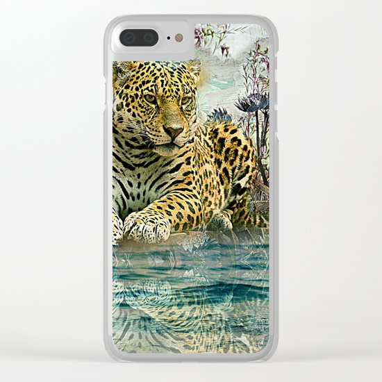 Lingering Leopard Clear iPhone Case