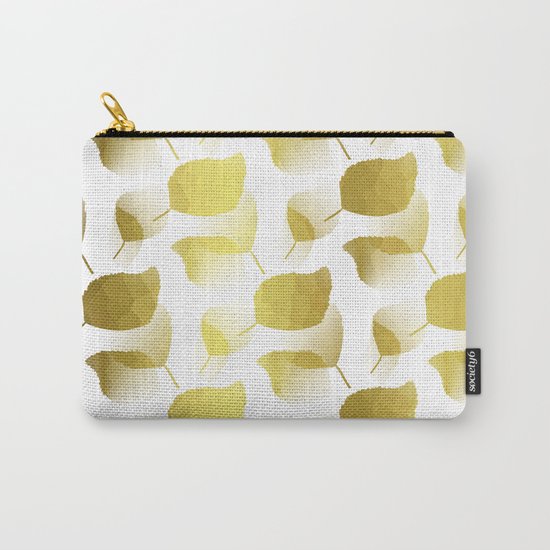 Golden Cascade Carry-All Pouch