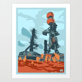The Steppes - Cosmodrome Art Print