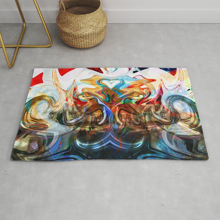 liquified space Rug