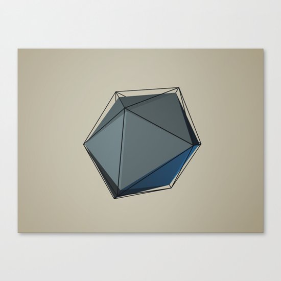 Isometric Canvas Print