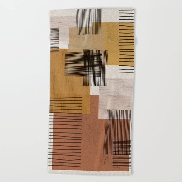 Modern Pattern Beach Towel