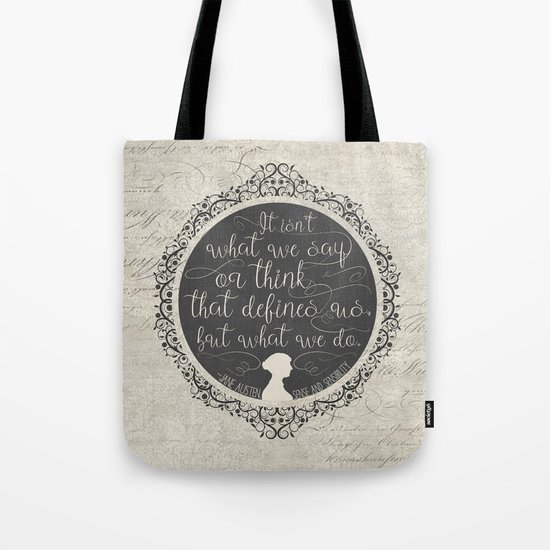Sense And Sensibility - It's What You Do Tote Bag