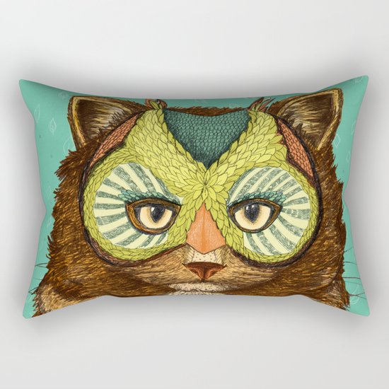 OwlCat Rectangular Pillow