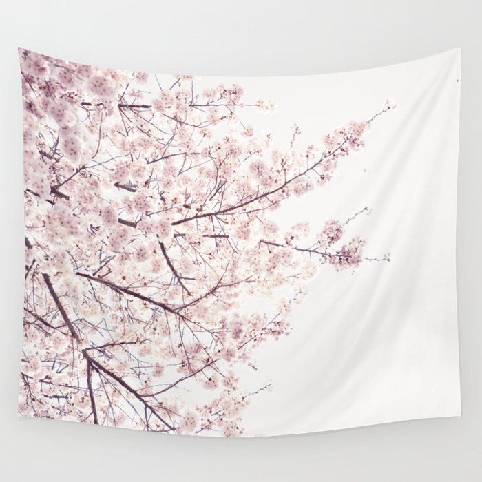 Cherry Blossom Wall Tapestry By Neonwildlife Society6