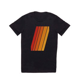 Retro 70s Stripes T Shirt
