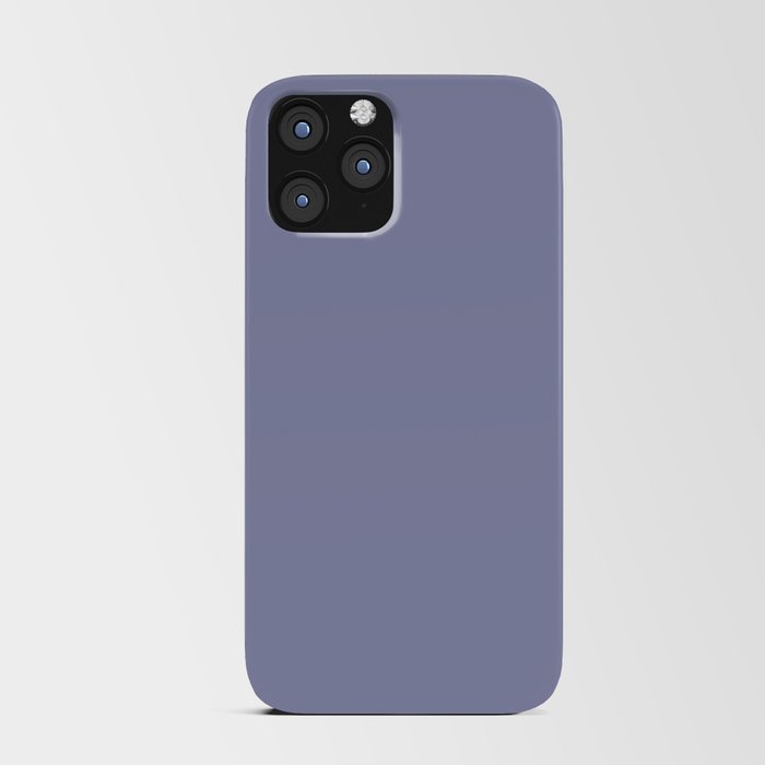 PERSIAN VIOLET SOLID COLOR iPhone Card Case