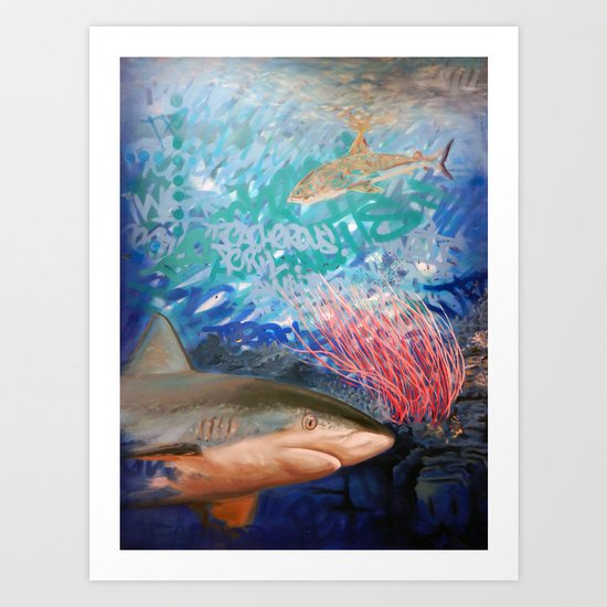 Threacherous Peril Awaits Art Print