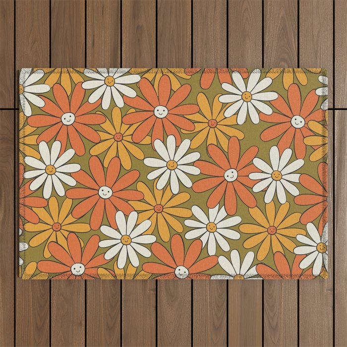 Groovy Floral Bath Mat – Peppery Home