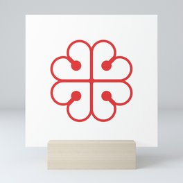 Montreal City - Red Mini Art Print