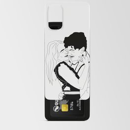 Inspiring couple line drawings Android Card Case