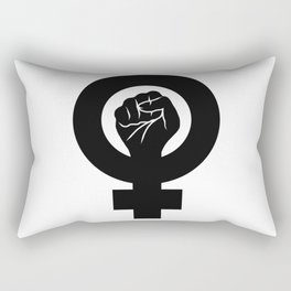 Feminist Symbol Rectangular Pillow