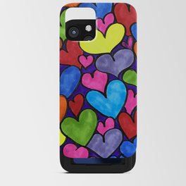 Hearts iPhone Card Case