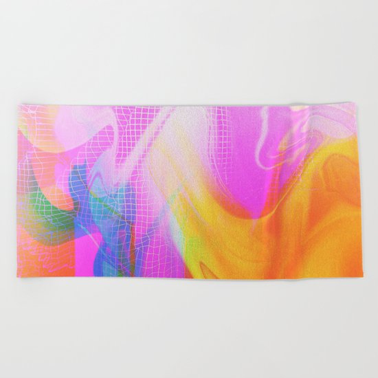 Glitch 26 Beach Towel