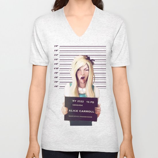 Alice Unisex V-Neck