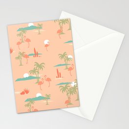 Palm Springs (peach) Stationery Card