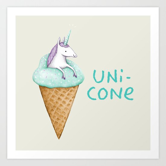 Unicone Art Print