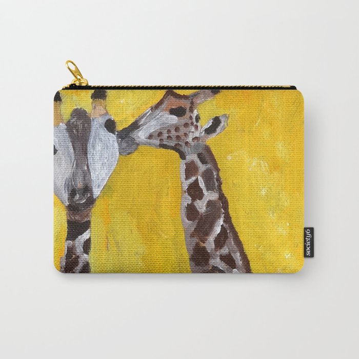 Kissing girafs Carry-All Pouch